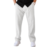 Adonis Weitbeinige Hose – Weiß
