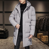Adriel Kapuzen-Pufferjacke – Grau