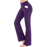 Amethyst Schlaghose mit hoher Taille – Lila