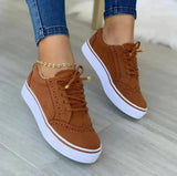 Angelina Schnürsneaker – Braun