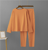 Arisha Pullover- und Hosen-Set – Orange