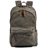 Beckett Vintage Outdoor-Rucksack – Armee Grün
