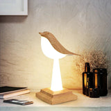 BirdLight Tischlampe – Holz