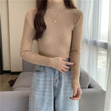 Birmadeth Strickpullover im Slim-Fit-Stil – Khaki
