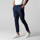 Hose Herren | Chinohose Mit Schmalem Bein – Blau