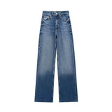 Blytthe-Jeans mit geradem Bein – Blau