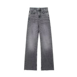 Blytthe-Jeans mit geradem Bein – Grau