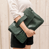 Caitlin Rechteckige Handtasche – Grün