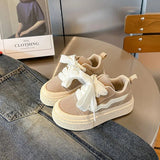 Cameron Kinder-Plateau-Sneaker – Khaki