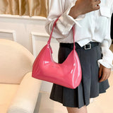 Chloe Leder-Hobo-Tasche – Rosa