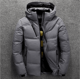 Colden Kapuzen-Winterjacke – Dunkelgrau