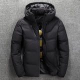 Colden Kapuzen-Winterjacke – Schwarz