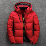 Colden Kapuzen-Winterjacke – Rot
