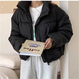 Dasha Winter-Pufferjacke – Schwarz