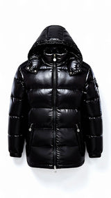 Eirik Winter-Pufferjacke – Schwarz