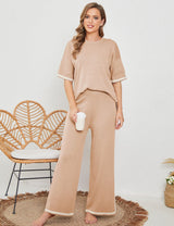 Eloise Loungewear-Set – Khaki