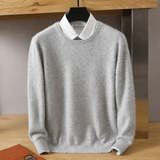 Ernest Fuzzy-Strickpullover – Grau