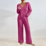 Evangeline Zweiteiliges Lounge-Set – Rosa