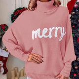 Fionna 'Merry' Rollkragenpullover – Rosa