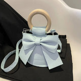Gretta Fliege Handtasche – Hellblau