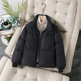 Jenessa Gepolsterte Winterjacke – Schwarz