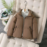Jenessa Gepolsterte Winterjacke – Kaffee
