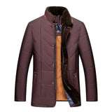 Jesper Maßgeschneiderte Winterjacke – Weinrot