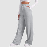 Juniper Weitbeinige Jogginghosen – Silber