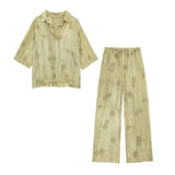 Kamala 2-Teiliges Loungewear-Set – Grün