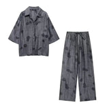 Kamala 2-Teiliges Loungewear-Set – Schwarz