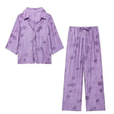 Kamala 2-Teiliges Loungewear-Set – Lila