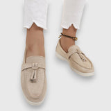Gemma | Fußgewölbestütze Gepolstert Loafer – Beige