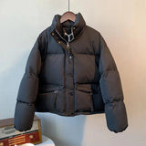 Keziah Winter-Pufferjacke – Schwarz