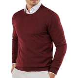 Kolby Slim-Fit Pullover – Rot