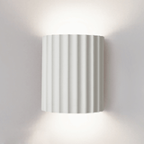 Lumière Halbkreisförmige Wandleuchte – Weiß