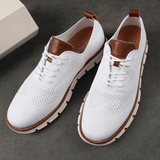 Maddox Gepolsterte Retro-Sneakers – Weiß