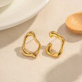 Micara - Abstract Loops - Ohrringe – Gold