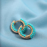 Micara - Beaded Bliss - Ohrringe – Blau