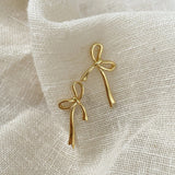 Micara - Bow Knots - Ohrringe – Gold