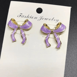 Micara - Bowtiful Delights - Ohrringe – Lila