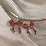 Micara - Bowtiful Delights - Ohrringe – Rot