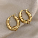 Micara -  Braided Loops - Ohrringe – Gold