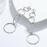 Micara - Cascading Hoops - Ohrringe – Silber