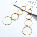 Micara - Cascading Hoops - Ohrringe – Gold
