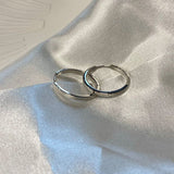 Micara - Classic Hoops - Ohrringe – Silber