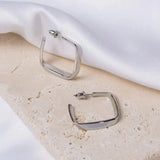 Micara - Classy Squares - Ohrringe – Silber