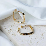 Micara - Classy Squares - Ohrringe – Gold