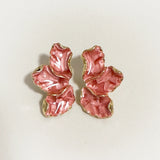 Micara - Coral Petals - Ohrringe – Rot