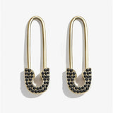 Micara - Crystal Pindrops - Ohrringe – Schwarz
