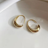 Micara - Curvy Hoops - Ohrringe – Gold